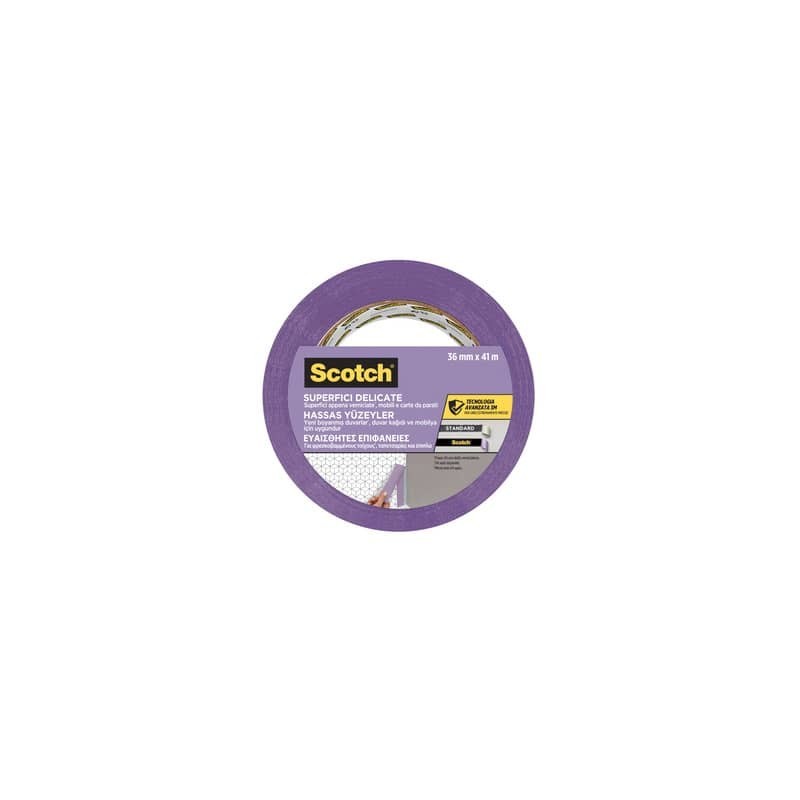 Nastro di mascheratura per superfici delicate Scotch® 2880 36 mm x 41 m viola -