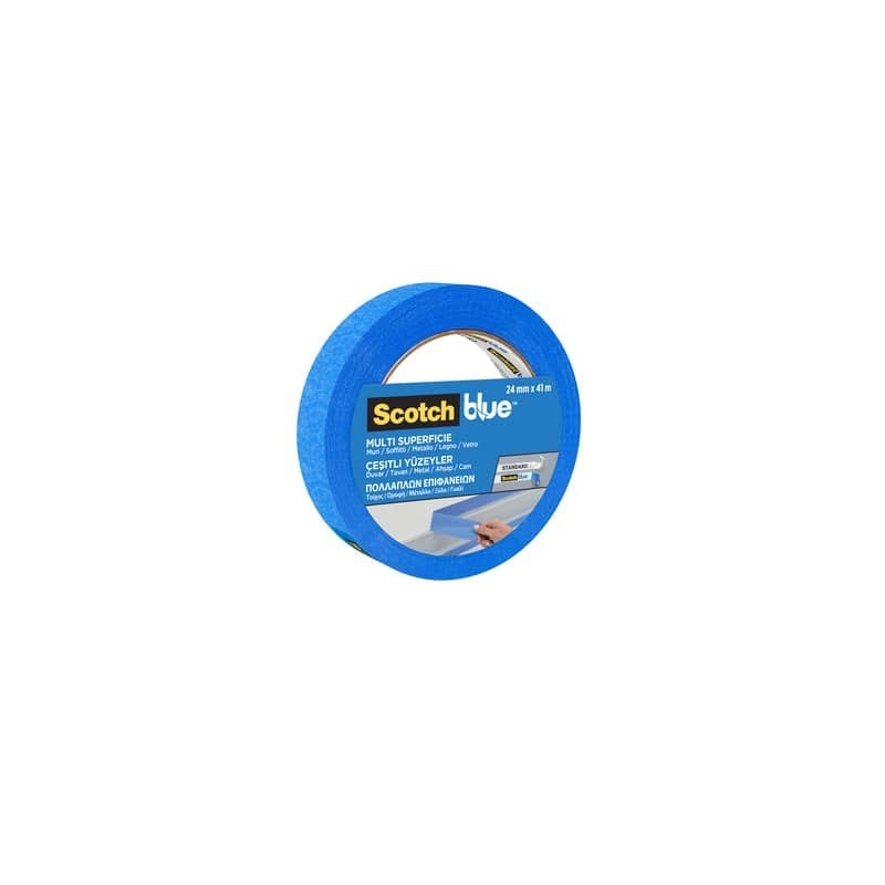 Nastro di mascheratura multisuperficie Scotch® Blue™ 2090 24 mm x 41 m blu - 710028922
