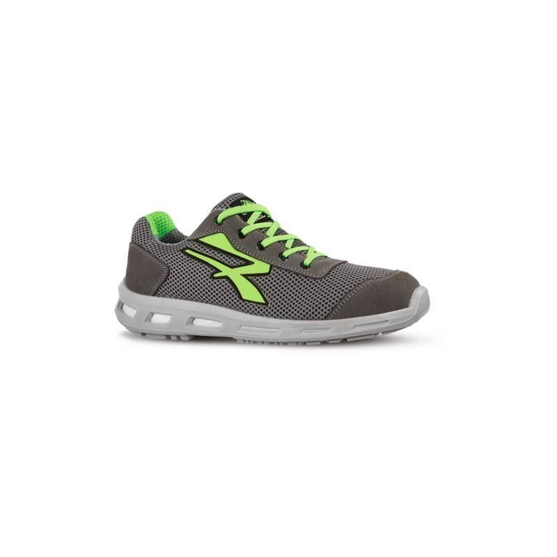 Scarpe antinfortunistiche in pelle Airnet Summer S1P U-Power grigio-verde n° 42 - RL20346 SUMMER S1P 42