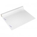 Pellicola elettrostatica per lavagna Legamaster Magic-Chart XL Flipchart 15 ff 90x120 cm quadretti bianco L-1590 54