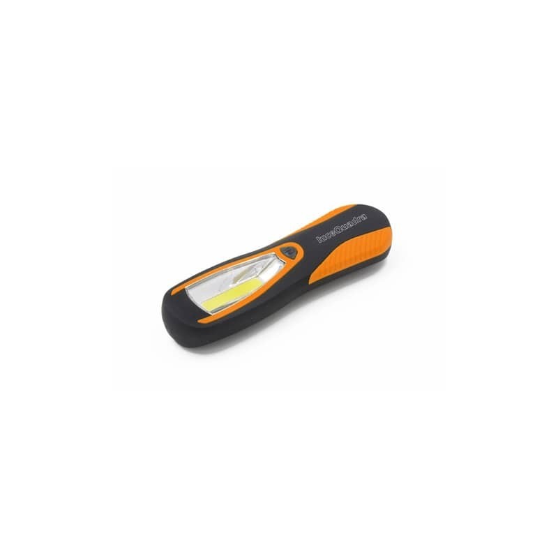 Torcia da lavoro a LED Calamito Large con gancio e magnete grande Luce quadra nero/arancio - EL028EXPO