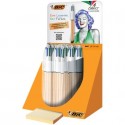 Penna a sfera a scatto BIC 4 Colours Shine fusto oro texturizzato - assortiti 4 colori - 992701 (Conf.12)
