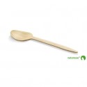 Cucchiai in legno monouso Scatolificio del Garda - 165 mm avana - Conf. 100 pezzi - 11970