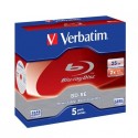 Blu-Ray BD-RE Verbatim 25 GB 2x Jewel Case conf. da 5 - 43615