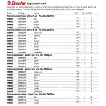 Registratore con custodia Esselte G84 Oxford protocollo 29,5x35cm - dorso 5 cm verde - 390784180 (Conf.8)