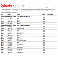 Registratori con custodia Esselte G53 EUROFILE commerciale D8 cartone rivestito in PP rosso vivida - 390753920