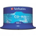 CD-R Extra Protection Verbatim 700 MB 52x Spindle Case da 50 cd-r - 43351