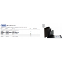 Raccoglitore FAVORIT 35,5x44 cm (libro) 4 anelli tondi Ø 30 mm nero - 100460473