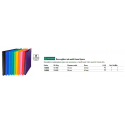 Raccoglitore ad anelli Exacompta LINEA OPACO 4 anelli Ø 30 mm ppl A4 MAXI 297x242 10 colori assortiti - 51699E (Conf.20)