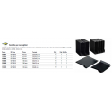 Custodia per raccoglitori e registratori Sei Rota 50 A4 f.to esterno 29,5x32 cm - dorso 8 cm nero - 67145010