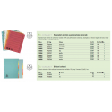 Separatore per archivio con perforazione universale Q-Connect 24x30 cm 230 g/m² giallo  conf. da 100 - KF02787