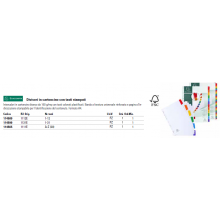 Intercalari stampati in digitale Exacompta Protect'o cartoncino A4 160g/mq 20 tasti AZ - 1111E