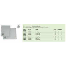 Divisori alfabetici Q-Connect A-Z 24,5x29,7 cm grigio 24 pagine KF01843