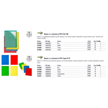 Cartelline a L in PP Sei Rota Poli 150 Color A4 verde - alto spessore - conf. 25 pezzi - 66232205