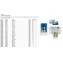 Buste a U Sei Rota Soft PP liscio - alto spessore trasparente - formato interno 70x100 cm Conf. 5 pezzi - 657010