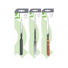 Apribuste tagliacarte in blister Q-Connect acciaio/legno 21,5 cm KF03985