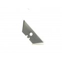 Lame di ricambio Westcott 18 mm forma trapezoidale argento Conf. 10 pezzi - E-84020 00