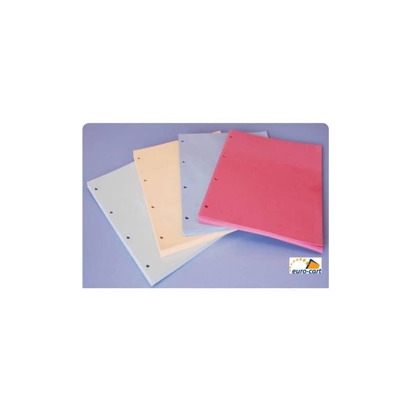 Divisori in cartoncino Manilla con fori EURO-CART 23x30 cm giallo confezione da 100 pz. DM04GI C/FORI_DESK