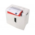 Distruggidocumenti uso moderato HSM Shredstar S10 - P-2 - 18 L - taglio a strisce 6 mm - bianco/argento - 1042121