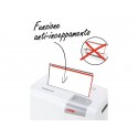 Distruggidocumenti uso moderato HSM Shredstar S10 - P-2 - 18 L - taglio a strisce 6 mm - bianco/argento - 1042121