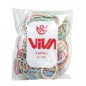 Elastici Viva in busta in gomma colore e formati assortiti conf.100 gr - A100 (Conf.20)