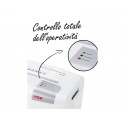 Distruggidocumenti uso moderato HSM Shredstar S10 - P-2 - 18 L - taglio a strisce 6 mm - bianco/argento - 1042121