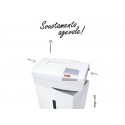 Distruggidocumenti uso moderato HSM Shredstar S10 - P-2 - 18 L - taglio a strisce 6 mm - bianco/argento - 1042121