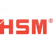 Distruggidocumenti uso moderato HSM Shredstar S10 - P-2 - 18 L - taglio a strisce 6 mm - bianco/argento - 1042121