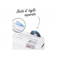 Distruggidocumenti uso moderato HSM Shredstar X6 pro - P-5 - 20 L - taglio a microframmenti 2x15mm - 1046111