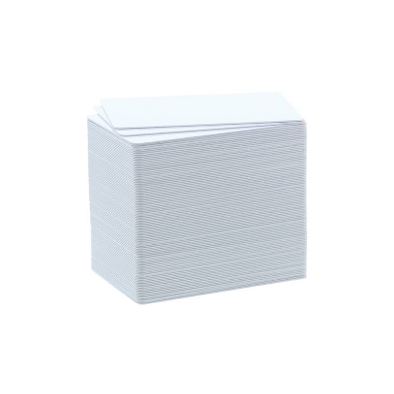 Tessere spesse in PVC per stampante Badgy 0,76 mm in confezione da 100 tessere - CBGC0030W