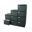 Classificatore per cartelle sospese KUBO 4 cassetti 46x62x132 cm nero 4104