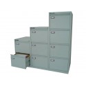 Classificatore per cartelle sospese KUBO - 4 cassetti 46x62x132 cm grigio 4004