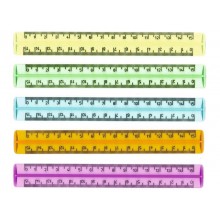 Righello ARDA Uni polistirolo colori assortiti Conf. 50 pezzi - 282C