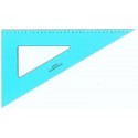 Squadra ARDA Linea Tecnoschool polistirolo termoresistente azzurro trasparente 60° cm 35 - 40235SS (Conf.10)