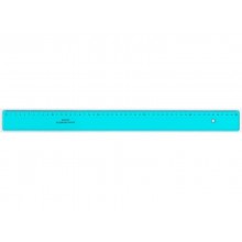 Riga ARDA Tecnoschool polistirolo termoresistente azzurro trasparente 50cm 40050SS (Conf.10)