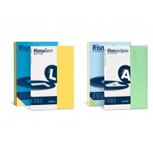 Carta colorata Favini Rismacqua colori tenui 140 g/m² A3 mix 5 colori - Risma da 200 fogli - A65X223