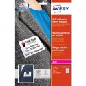 Badge adesivi in seta acetata AVERY 63,5x29,6 mm 20 fogli - L4784-20