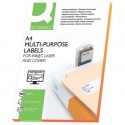Etichette universali Q-Connect 105x57 mm bianco - 10 et./foglio conf. da 100 fogli - KF10658