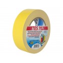 Nastro adesivo in tela Tes 702 SYROM formato 38 mm x 25 m - materiale tela plastificata giallo - 1743