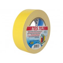 Nastro adesivo in tela Tes 702 SYROM formato 38 mm x 25 m - materiale tela plastificata giallo - 1743