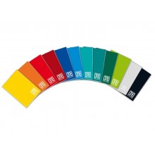 Quaderno One Color A5 - 80 g/m² - 20+1 ff - C - colori assortiti - 1405 (Conf.10)