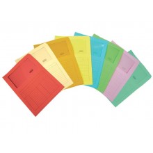 Cartellina con finestra Blasetti SINTEX aperta su due lati carta 120 g/m² 22x31 cm rosso  conf. da 50 - 0581