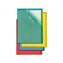 Cartelline a L in PP Sei Rota Poli 150 Color A4 rosso - alto spessore - conf. 25 pezzi - 66232212