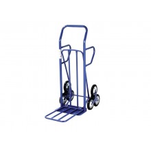 Carrello in acciaio Serena Group 55 x 52-80 x h. 140 cm blu portata 150 kg - manico singolo - HT4028
