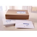 Etichette bianche per pacchi AVERY QuickDRY™ 99,1x139 mm - 4 et/foglio - stampanti inkjet - cf. 25 fogli J8169-25