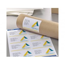 Etichette bianche per indirizzi AVERY Ultragrip™ 99,1x93,1 mm - 6 et/foglio - stampanti laser cf. 100 fogli L7166-100