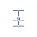 Etichette bianche per indirizzi AVERY Ultragrip™ 99,1x93,1 mm - 6 et/foglio - stampanti laser cf. 100 fogli L7166-100