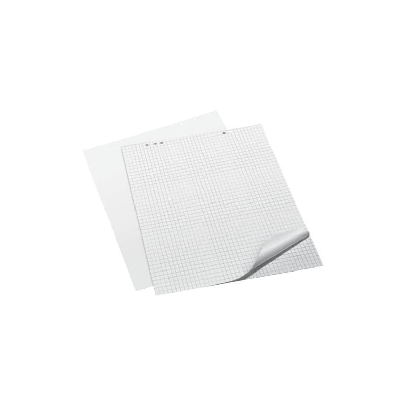Blocchi per lavagne a fogli mobili Q-Connect 68x98 cm 20 ff a quadretti conf. da 5 pezzi - KF18927