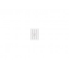 Etichette poliestere trasparenti lucide AVERY QuickPEEL™ 45,7x25,4 mm - 40 et/foglio - laser conf. 25 ff L7781-25