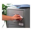 Etichette bianche rimovibili AVERY 99,1x42,3 mm - 12 et/foglio - stampanti laser/inkjet Conf. 25 fogli L4743REV-25